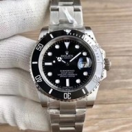 Fake Rolex Submariner 114060 N V8S Stainless Steel Black Dial Swiss 2836-2