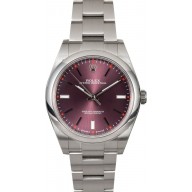 Rolex Oyster Perpetual 39MM Ref 114300 Red Grape JW2254